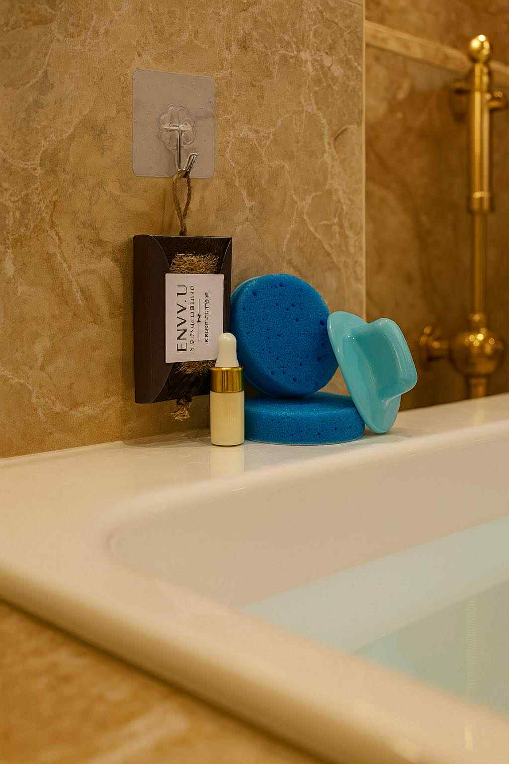 Tier 3 -Sample Premium Eye-serum-  sponge applicator, cleanser hanger